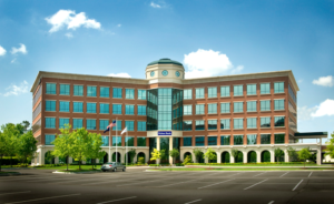 five-story building where EA's Virginia Beach office is located