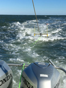 image of equipment in water