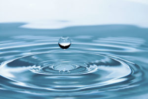 image of clear water drop