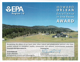 EA Recognized for Excellence in Site Reuse by EPA Region 10
