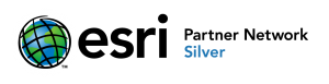 esri Partner Network Silver logo