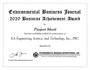 EBJ Project Merit Award