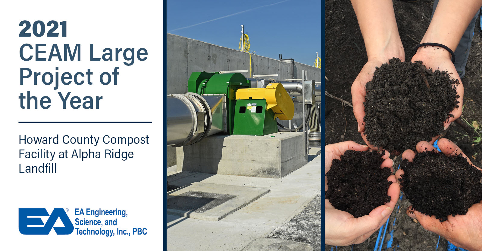 Howard County Compost Facility Honored as Large Project of the Year by CEAM