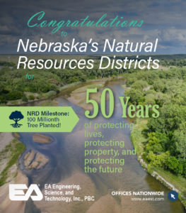 Congratulations to Nebraska's Natural Resources Districts for 50 years of protecting lives, protecting property, and protecting the future