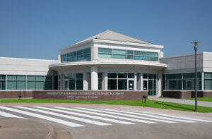 Entrance of University of Arkansas Engineering Research Center Genesis Technology Incubator