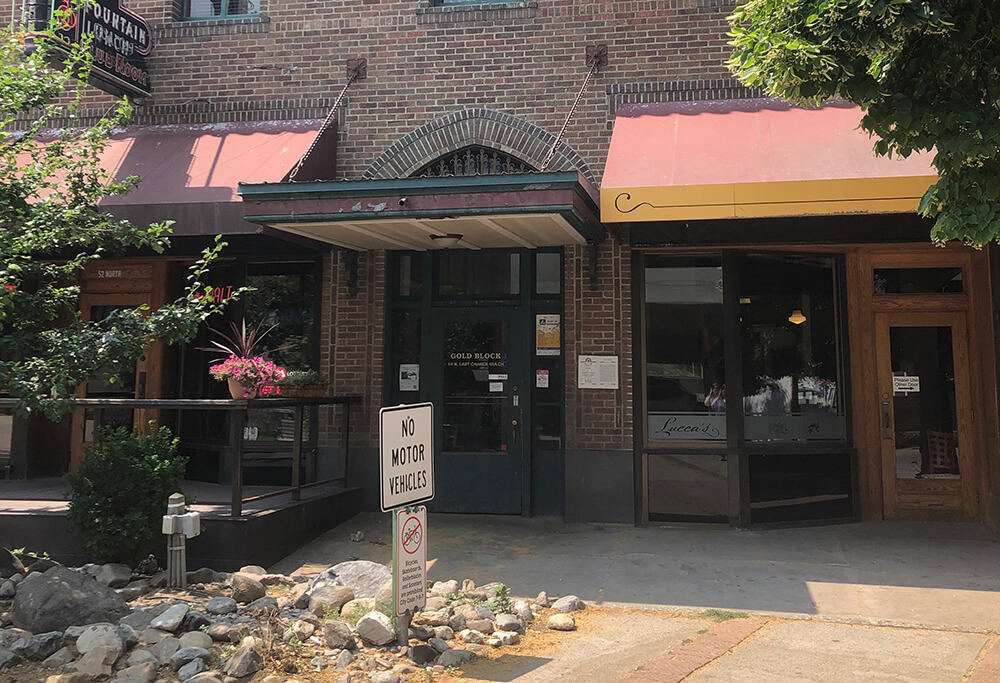 Front door of EA office location in Helena, Montana