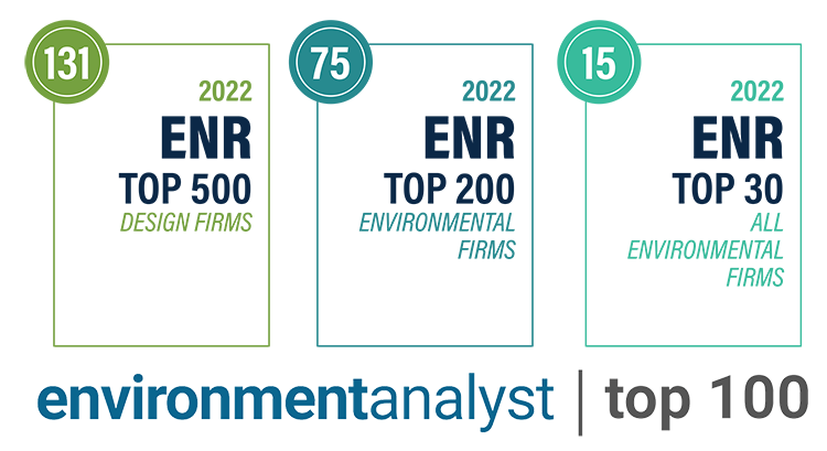 EA's 2022 Rankings from ENR and Environment Analyst