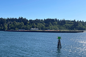 Wycoff/Eagle Harbor Superfund Site from the water