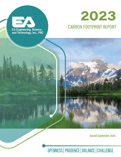 2023 EA Carbon Footprint Report Cover