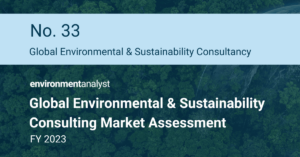 Environmental Assessment Global Environmental & Sustainability Consulting Market Assessment Ranking