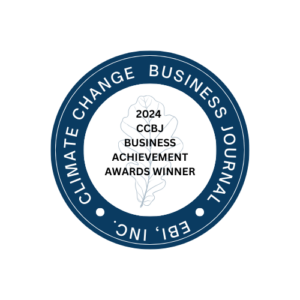 Climate Change Business Journal Award Medallion for 2024