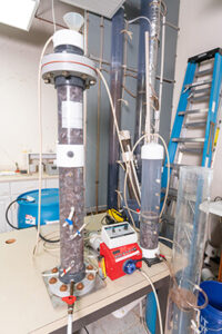 Pilot-scale moving bed biofilm reactor and trickle filters operating using the same wastewater and feed rate to evaluate which technology is more effective