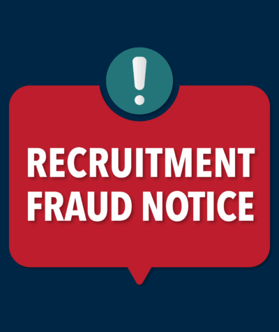 Recruitment Fraud Notice Graphic