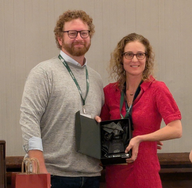 Ivy Harvey awarded NAOC Leadership Award at the annual NAOC Conference. 